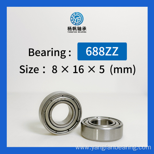 Deep Groove Ball Bearing 688zz/2rs 8*16*5